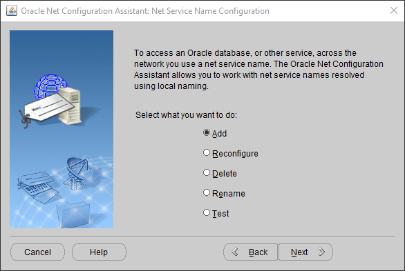 how to create TNS service in Oracle Database
