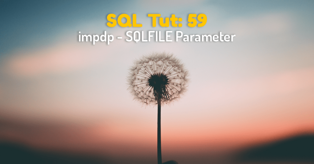 SQL file parameter by Manish Sharma