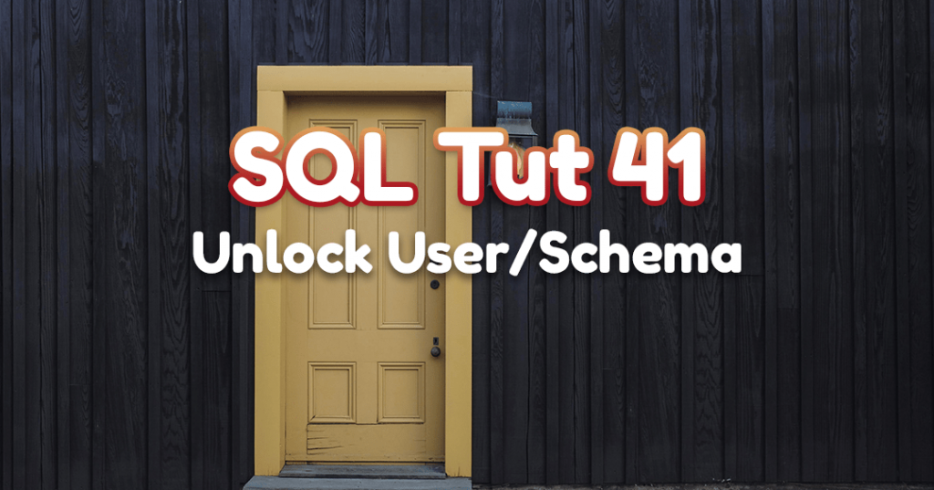 How To Unlock User Or Schema In Oracle Database by Manish Sharma