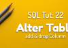 How To add or drop Column in an Existing Table Add remove column using alter table by Manish Sharma