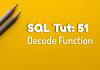Decode Function In oracle Database decode function by Manish Sharma