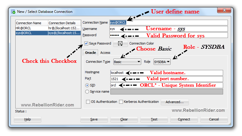 How to create new database connection in SQL Developer By Manish Sharma