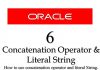 How To Use Concatenation Operator In Oracle Database how to Use Concatenation Operator by manish sharma