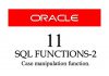 SQL Case Manipulation Function In Oracle Database