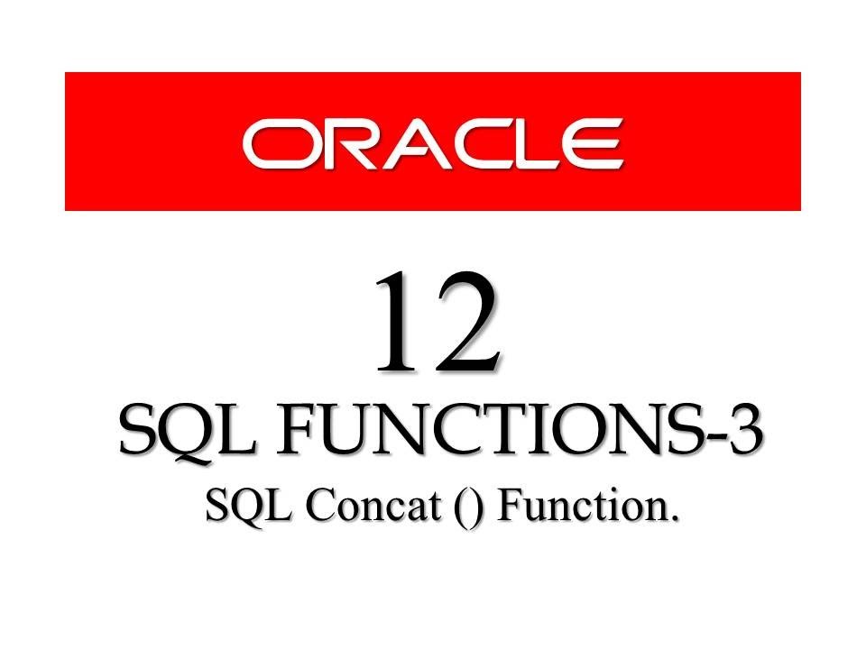 SQL CONCAT Functions RebellionRider