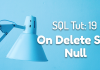 On Delete Set Null Clause Of Foreign Key on delete set null by manish sharma