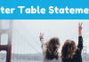 Rename Table Using SQL ALTER Table rename table using SQL Alter table statement by manish sharma