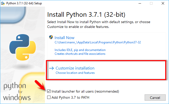 how to install python 3.7 by Manish Sharma