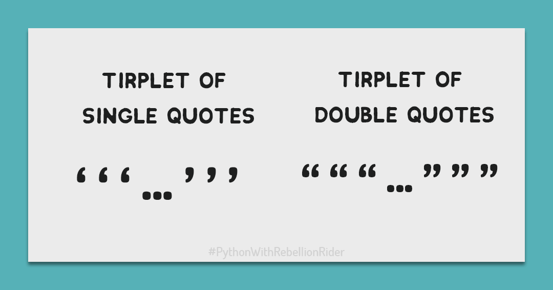 Triple Quotes For Multi Line String In Python By Manish Sharma 