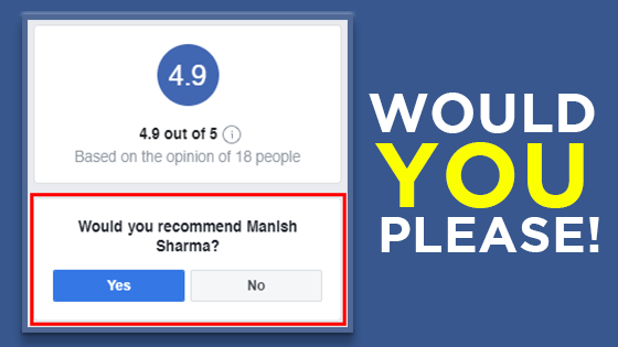 would-you-recomend-Manish Sharma on Facebook