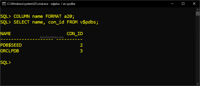 How To Unlock HR User in Oracle Database 19c - RebellionRider