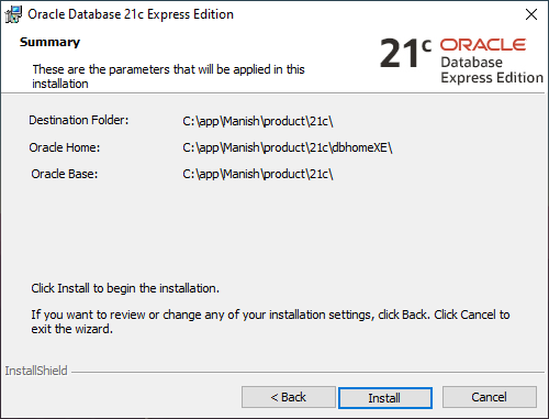 How To Install Oracle Database Express Edition